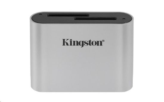 Obrázek Kingston čtečka karet, USB3.2 Gen1 Workflow Dual- Slot SDHC/ SDXC UHS- II Card Reader