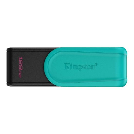 Obrázek Kingston Flash Disk 128GB USB3.2 Gen 1 DataTraveler Exodia S (Black + Turquoise)