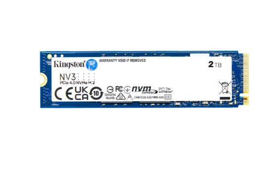 Obrázek Kingston SSD 2TB NV3, M.2 2280, NVMe PCIe Gen4x4, (R: 6000MB/ s; W: 5000MB/ s)