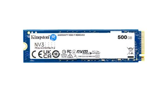 Obrázek Kingston SSD 500GB NV3, M.2 2230, NVMe PCIe Gen4x4, (R: 5000MB/ s; W: 3000MB/ s)