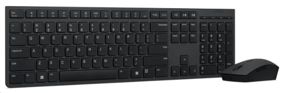 Obrázek LENOVO klávesnice a myš bezdrátová Professional Wireless Rechargeable Keyboard and Mouse Combo - Czech/Slovak