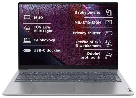 Obrázek LENOVO NTB ThinkBook 16 G7 - Ryzen7 7735HS,16" WUXGA Touch,16GB,1TBSSD,IRcam,W11H