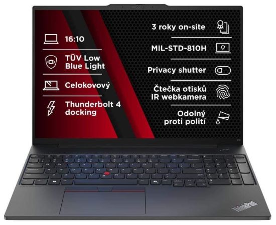 Obrázek LENOVO NTB ThinkPad E16 G2 - Ultra7 155H,16" WUXGA,32GB,1TBSSD,IRcam,W11P