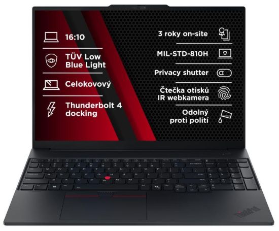 Obrázek LENOVO NTB ThinkPad E16 G3 - Ultra7 255H,16" WUXGA,32GB,1TBSSD,IRcam,W11P