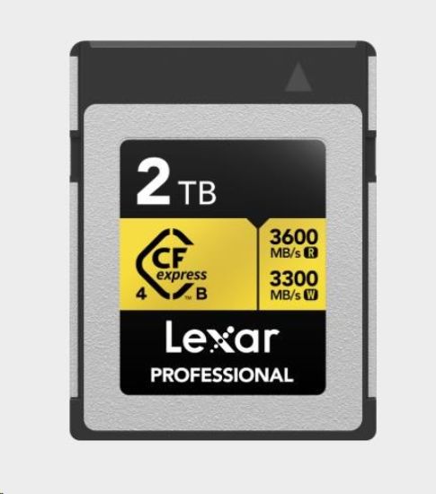Obrázek Lexar CFexpress 4.0 Pro Gold R3600/ W3300 2TB