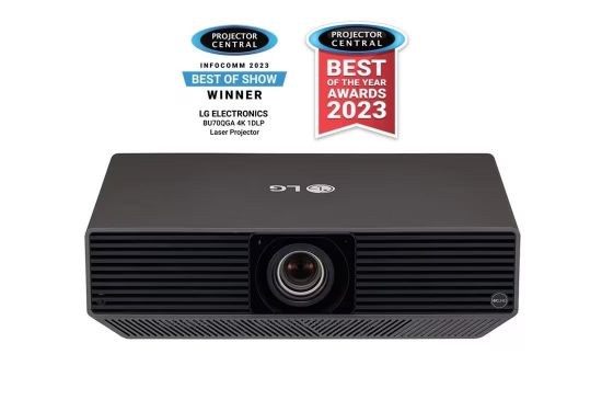 Obrázek LG projektor BU70QGA.AEU - DLP, laser, 3840x2160 UHD, 7000 ANSI, 3xHDMI, USB- A, DP, RS232, RJ45, 2x5W repro, WebOS
