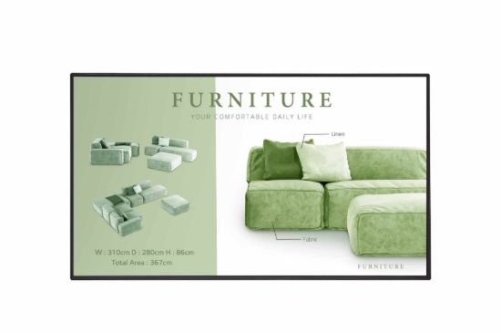 Obrázek LG 43" signage 43UM5N- H - 24h, 500nit, UHD 3840x2160, WebOS