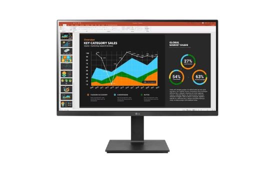 Obrázek LG MT IPS LCD LED 27" 27BQ75QB - IPS panel, 2560x1440, HDMI, DP, USB 3.0, USB- C, RJ45, repro, pivot, daisy chain
