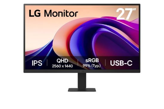 Obrázek LG MT IPS LCD LED 27" 27U631A - IPS panel, 2560x1440, 100hz, HDMI, USB- C