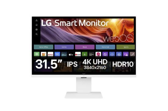 Obrázek LG MT IPS LCD LED 31, 5" 32U850SA- W - IPS panel, SMART, 3840x2160, HDMI, USB- C PD, pivot, repro