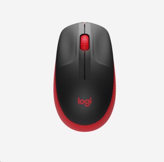 Obrázek Logitech Wireless Mouse M190 Full- Size, red