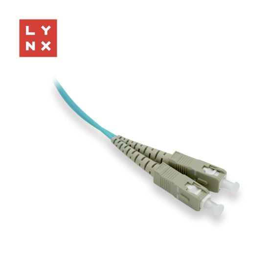Obrázek LYNX duplexní patch kabel MM, OM3, SC/ SC, 50/ 125µm, 10m