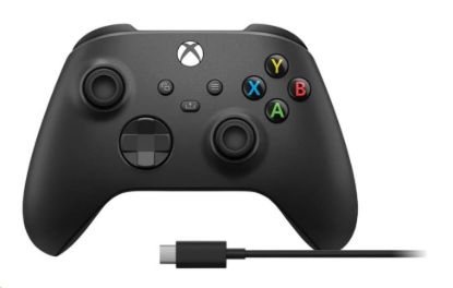 Obrázek Xbox Wireless Controller černý + USB- C kabel