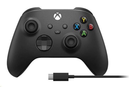 Obrázek Xbox Wireless Controller černý + USB- C kabel