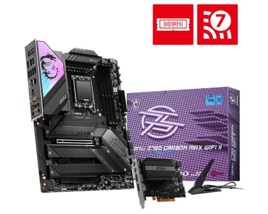 Obrázek MSI MB Sc LGA1700 MPG Z790 CARBON MAX WIFI II, Intel Z790, 4xDDR5, 1xHDMI, WI- FI