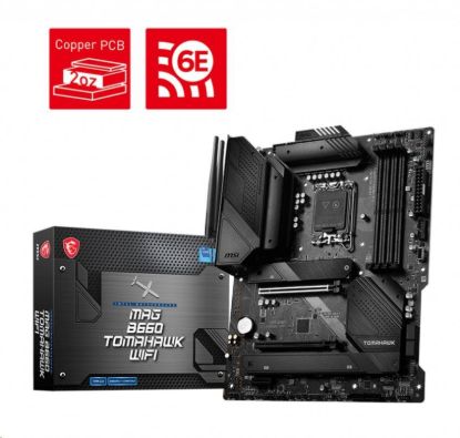 Obrázek BAZAR - MSI MB Sc LGA1700 MAG B660 TOMAHAWK WIFI, Intel B660, 4xDDR4, 1xDP, 1xHDMI, WI-FI - Po opravě (Bez příšlušenství