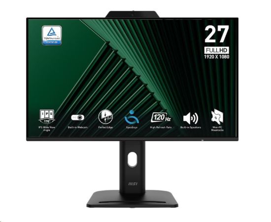 Obrázek MSI LCD PRO MP272PMG, 27" 1920x1080, IPS, 100Hz, 1ms, VESA 100x100mm, N/ A, Black