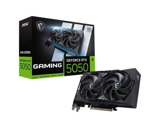 Obrázek MSI VGA NVIDIA GeForce RTX 5050 8G GAMING OC, RTX 5050, 8GB GDDR6, 3xDP, 1xHDMI