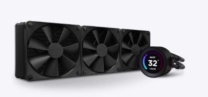 Obrázek BAZAR - NZXT vodní chladič Kraken 360 ELITE / 3x120mm fan / LCD disp. / 6 let / LGA1851 / AM5 - Poškozený obal (Komplet)