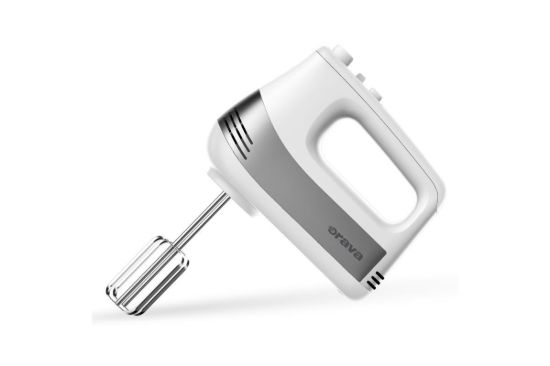 Obrázek Orava SL- 150 ruční šlehač, 500 W, 80 dB, pulzní spínač, 5 rychlostí, bílá