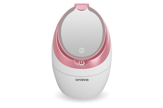 Obrázek Orava FI- 300 obličejová sauna, 280 W, uvolňuje nosní a čelové dutiny, uvolňuje svaly a zmírňuje bolest, bílá / růžová