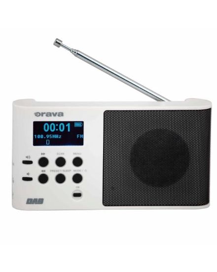Obrázek ORAVA DAB W Digitální DAB / FM přenosné rádio