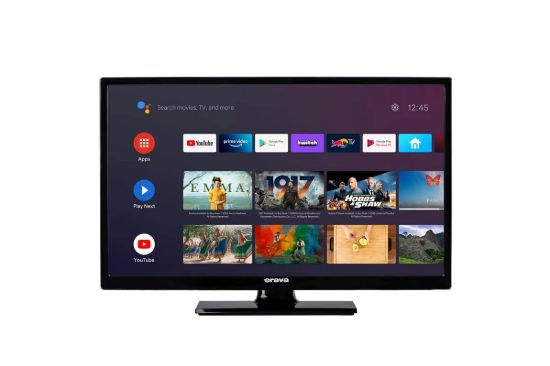Obrázek Orava 24" TV, HD Ready, LED, Android, smart, 12 V/ 4A, Wi- Fi, HDMI, Bluetooth, Chromecast