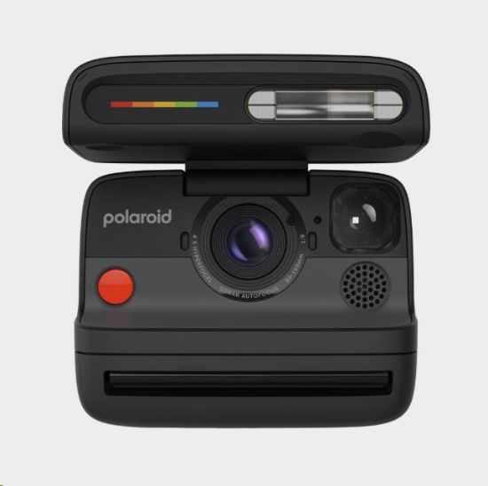 Obrázek BAZAR - Polaroid Flip Black + balení barevných filmů (8 fotografií) - Poškozený obal (Komplet)
