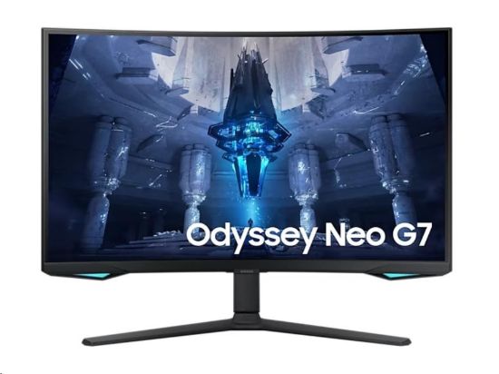 Obrázek SAMSUNG MT LED LCD Gaming Monitor 32" Odyssey G7 Neo - Quantum Matrix Tech. (mini LED), 4K, Prohnutý 1000R, 3, 440x1440