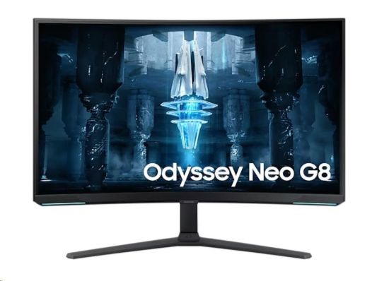 Obrázek SAMSUNG MT LED LCD Gaming Monitor 32" Odyssey G8 Neo - Quantum Matrix Tech.(mini LED), 4K, Prohnutý, 1000R, 4K, 240Hz, Pivot
