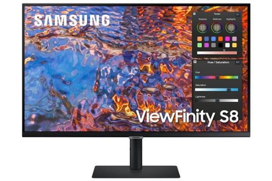 Obrázek SAMSUNG MT LED LCD Monitor 32" ViewFinity S80PB - plochý, IPS, 5ms, 3, 840 x 2, 160, 60Hz, HDMI, DP, USB C