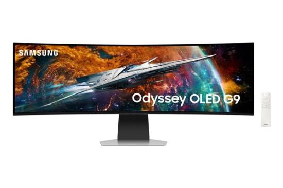 Obrázek BAZAR - #SAMSUNG 49" Odyssey OLED G9(G95SC) Smart LS49CG950SUXDU-prohnutý,OLED,5120x1440 Double QHD,0,03ms,240Hz,HDMI,DP