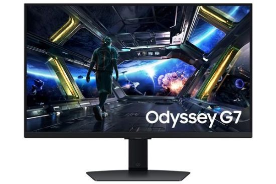 Obrázek SAMSUNG MT LED LCD Gaming Smart Monitor 27" Odyssey G70D - rovný, 4K, IPS, 144Hz, 1ms, Pivot