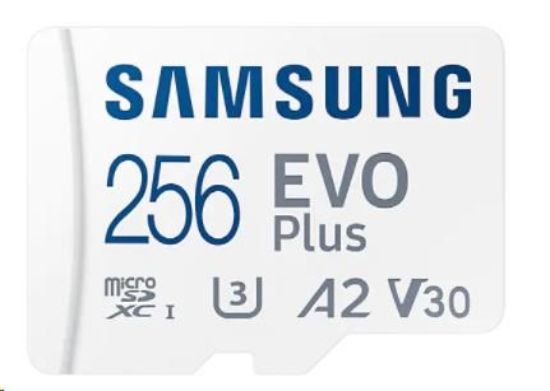 Obrázek Samsung micro SDXC karta 256GB EVO Plus + SD adaptér