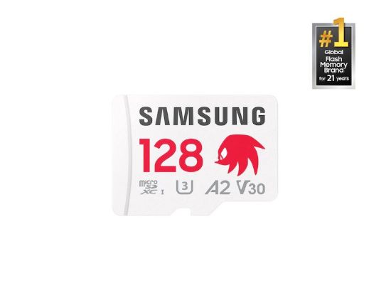 Obrázek Samsung micro SDXC karta 128GB PRO Plus 'Sonic the Hedgedog™' + SD adaptér