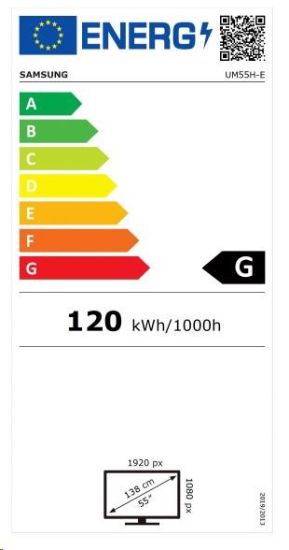 Obrázek SAMSUNG LFD 55" - LH55UMHHLBB/ EN - Video Wall