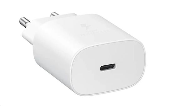 Obrázek Samsung cestovní nabíječka EP- TA800XWE, Quickcharge 25W, kabel USB- C, bílá