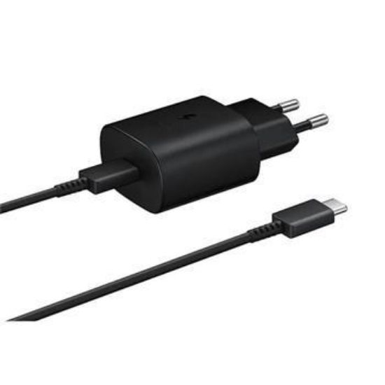 Obrázek Samsung síťová nabíječka EP- TA800EBE + kabel EP- DG980BBE USB- C, 25W, černá, (bulk)