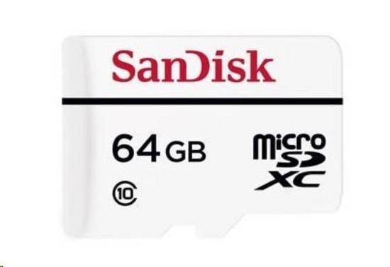 Obrázek SanDisk MicroSDXC karta 64GB High Endurance Video (20MB/ s Class 10)