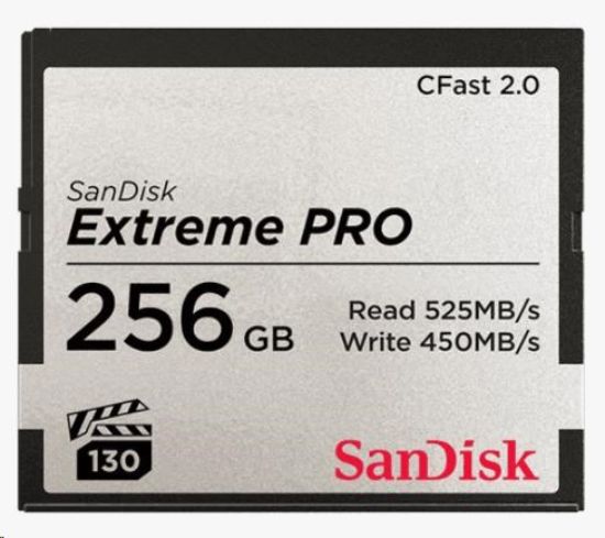 Obrázek SanDisk CFAST 2.0 256GB Extreme Pro (525 MB/ s VPG130)