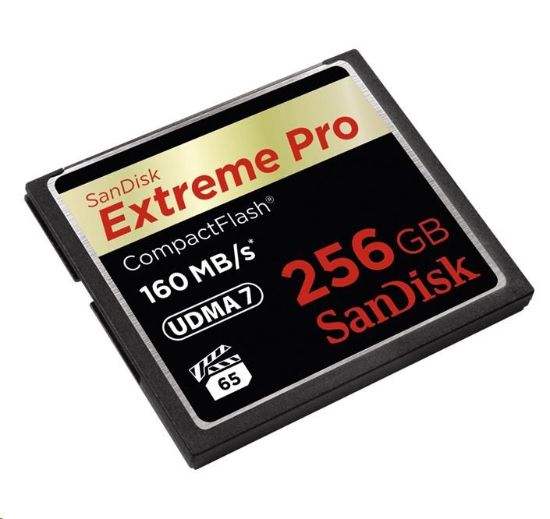 Obrázek SanDisk Compact Flash 256GB Extreme Pro (160MB/ s) VPG 65, UDMA 7