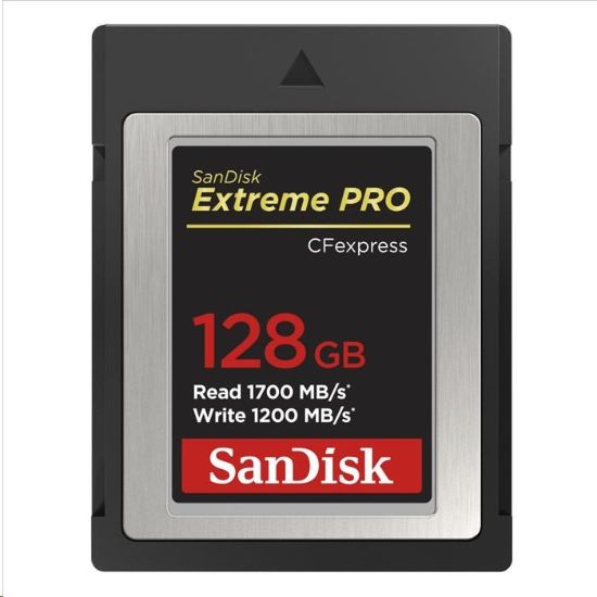 Obrázek SanDisk Extreme Pro CFexpress Card 128GB, Type B, 1700MB/ s Read, 1200MB/ s Write