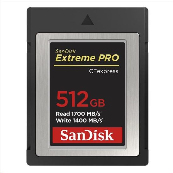 Obrázek SanDisk Extreme Pro CFexpress Card 512GB, Type B, 1700MB/ s Read, 1400MB/ s Write