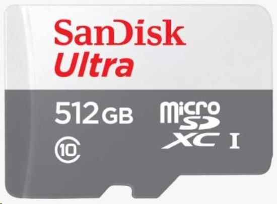 Obrázek Sandisk MicroSDXC karta 512GB Ultra (100MB/ s, Class 10 UHS- I, Android)