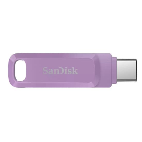 Obrázek SanDisk Flash Disk 64GB Ultra Dual Drive Go, USB- C 3.2, Fialová