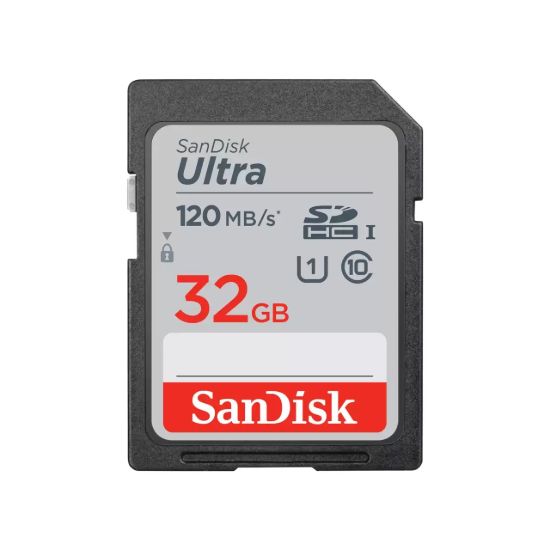 Obrázek SanDisk MicroSDHC karta 32GB Ultra (R: 120/ W: 120 MB/ s, UHS- I, C10)