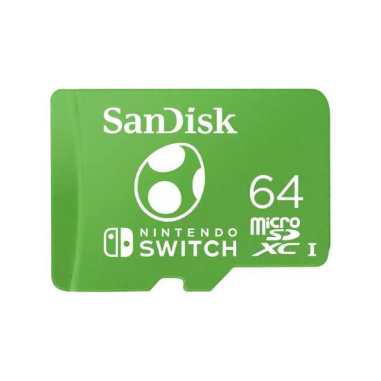 Obrázek SanDisk MicroSDXC karta 64GB pro Nintendo Switch (R: 100/ W: 90 MB/ s, UHS- I)
