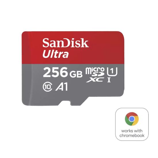 Obrázek SanDisk MicroSDXC karta 256GB Ultra pro Chromebook (R: 160/ W: 260 MB/ s, UHS I, C10, A1)