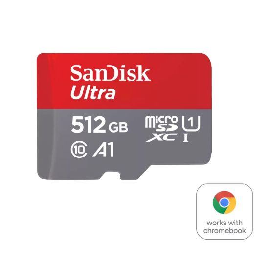 Obrázek SanDisk MicroSDXC karta 512GB Ultra pro Chromebook (R: 160/ W: 260 MB/ s, UHS I, C10, A1)