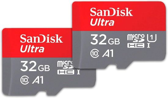 Obrázek SanDisk MicroSDHC karta 32GB Ultra (R: 120/ W: 120 MB/ s, UHS- I, C10), 2- Pack
